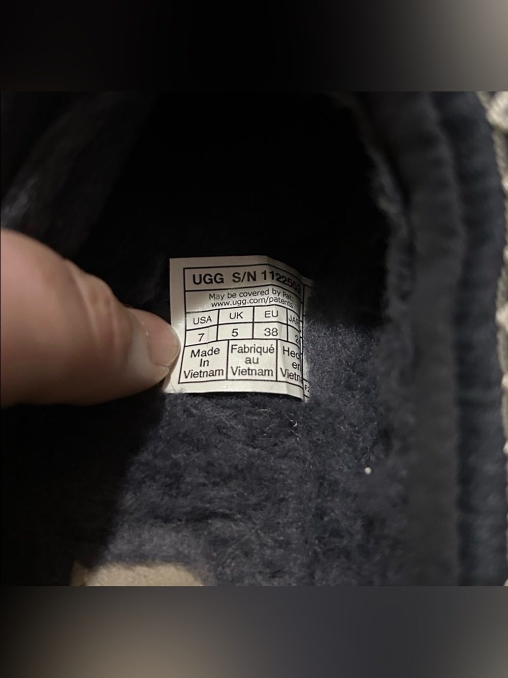 NWOT women’s Ugg Tazz Eve Blue Size 7 - Picture 4 of 4